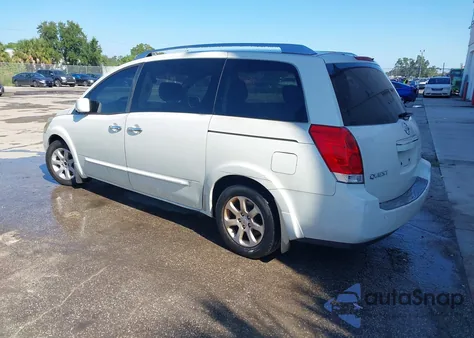 2008 Nissan Quest 3.5 S z USA, uszkodzony, nr VIN 5N1BV28U18N113009